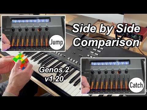 Yamaha Genos 2 Installing and Side By Side Comparison For The Firmware Update Version 1.20