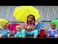 Rain Rain Go Away + More Kids Songs | Leah's Play Time