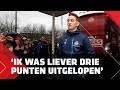 De Jong: 'Liever drie punten uitgelopen'