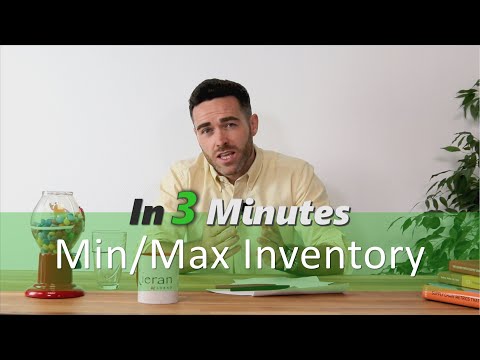 Part of a video titled Min/Max Inventory Method - Supply Chain In 3 Minutes - YouTube
