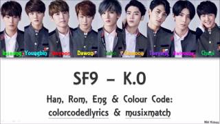 SF9 (Neoz School) - K.O Han/Rom/Eng Colour Coded Lyrics