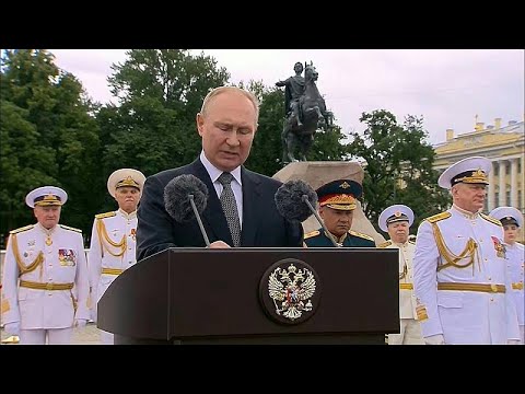 بدون تعليق بوتين يقول في يوم الأسطول إن الولايات المتحدة هي التهديد الرئيسي لروسيا