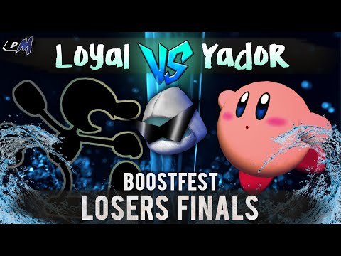 Boostfest - Losers Finals ft. Loyal (Game n Watch) VS YadoR (Kirby)