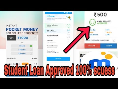 Student loan Instant Paytm Wallet /Bank Account | Mpokket Get loan Rs.500 to Rs15000 Video