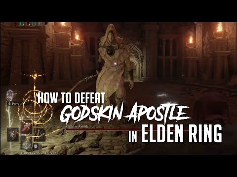 How to Defeat Godskin Apostle at Divine Tower of Caelid in Elden Ring (Easy Kill)