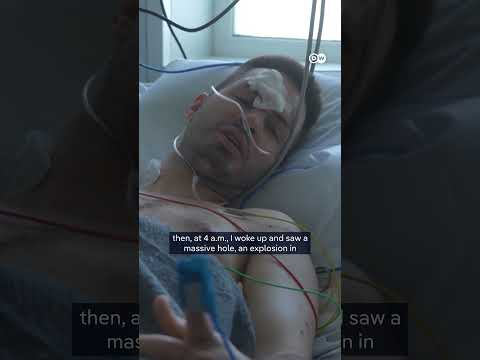 Ukrainian woman survives nine-story fall in Russian drone attack | DW News