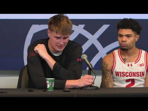 Postgame Media Conference vs Villanova || Wisconsin Basketball || Dec. 19, 2025