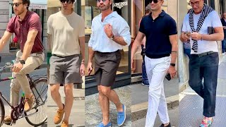 Elegant Summer Clothes for Men 🔥Italian Men on Street Style & Vintage 