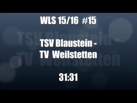 TSV Blaustein - TV Weilstetten  31:31  (06.01.16)