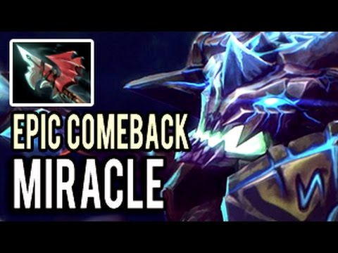 Miracle- Outworld Devourer Epic Comeback with NOOB TEAM Patch 7.01 Dota 2