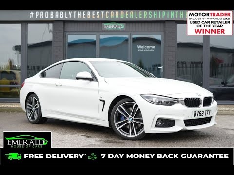 2018 68 BMW 4 SERIES 2.0 420I M SPORT 2D 181 BHP/BV68 TXW