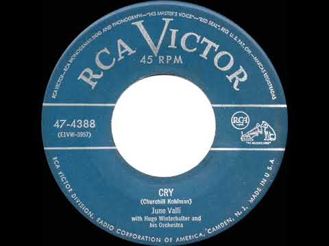 1952 June Valli - Cry