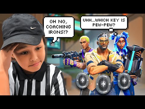 youngest radiant tries to coach iron players