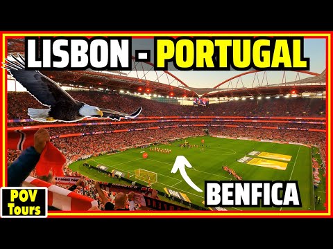 Going to a Benfica Football Game at Luz Stadium | Lisbon, Portugal [4K]