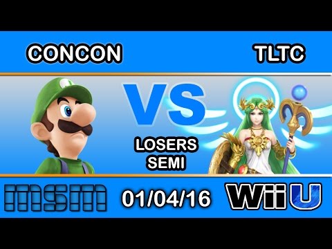 MSM 31 - SCB | Mr. ConCon (Luigi) Vs. SCB | TLTC (Palutena) Losers Semi - Smash Wii U