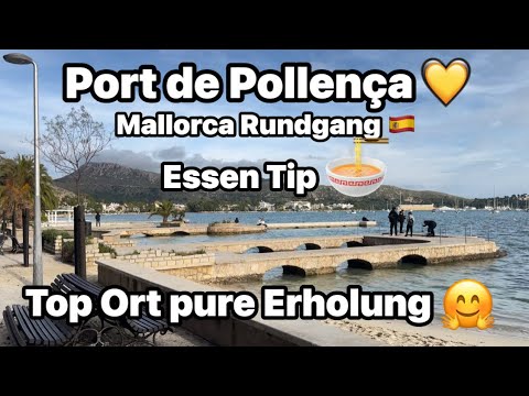 Port de Pollença 💛 Mallorca 🇪🇸 enchanting promenade 🌴 delicious food 😃 top location 💛 6 km to the...