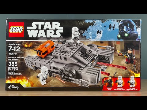 LEGO Star Wars 75152: Imperial Assault Hovertank Review! (2016)