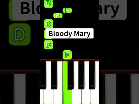 Bloody Mary (Piano Tutorial) #TikTok