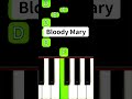 Bloody Mary (Piano Tutorial) #TikTok