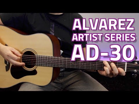 Alvarez AD30CE Artist Series - Gloss Natural image 7