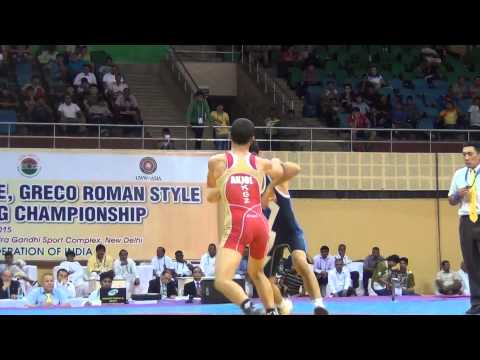 D10 G Roman 58Kg Finals  MAkhmudov A , KGZ Vs Amin Kaviya, Iran