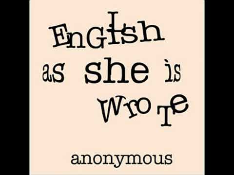 English as She is Wrote by ANONYMOUS read by TriciaG | Full Audio Book