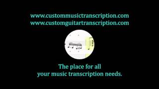 Mars | Patrick Goble | Custom Music Transcription | Custom Guitar Transcription