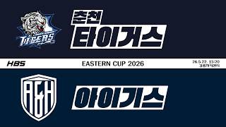 LIVEㅣU12 Bㅣ춘천타이거스 VS 아이기스ㅣEASTERN CUP 2026ㅣD2H8
