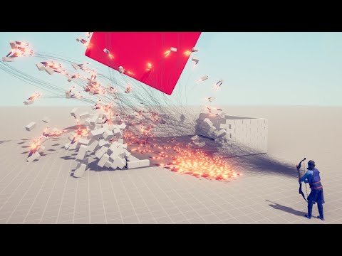 Halfling Brick House vs All OP Ranged Units TABS Mod UNIT CREATOR Totally Accurate Battle Simulator