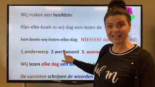 NT2 38 hoe maak ik een goede zin?Onderwerp werkwoord Grammatica TC 3.13 Nederlands leren #learndutch