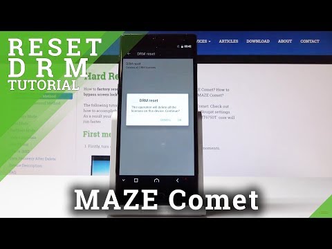 How to Reset DRM in Maze Comet - Wipe Digital Rights Management