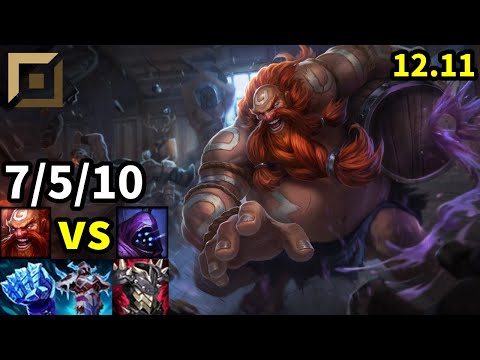 Gragas Top vs Jax - KR Master | Patch 12.11