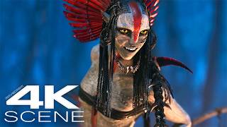 ASH Queen Attacks The Sky People (4K Blu-ray) Fight Scene | Avatar: Fire And Ash Movie Clip