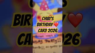 Chibi’s birthday card for this year.. #fyp #fanart