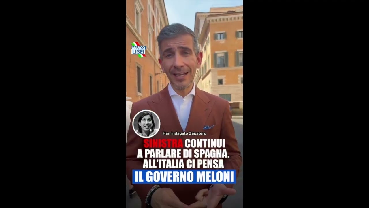 LISEI: "LA SINISTRA PORTA SFORTUNA. SPERIAMO CHE CONTINUI AD OCCUPARSI DELLA SPAGNA..."