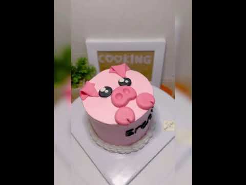 Cake bentuk bebong #cakeDecoration #birthdaycake #bakingtime