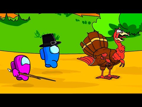AMONG US vs THANKSGIVING TURKEY | Toonz Animation