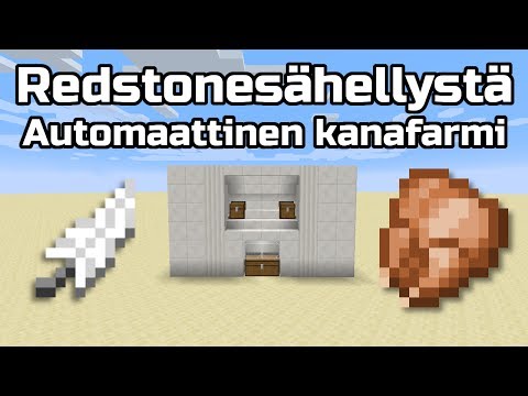 Redstonesähellystä - Automaattinen kanafarmi