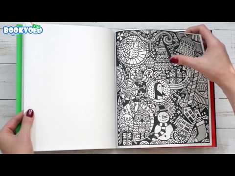 Видео обзор Christmas Magic Painting Book [Usborne]