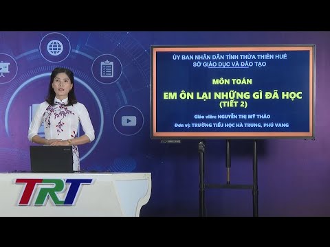 Toán lớp 1- Em ôn lại những gì đã học (Tiết 2) - HueTV