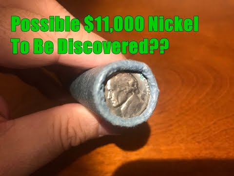 AMAZING ORIGINAL 1963 JEFFERSON NICKEL BANK WRAPPED ROLL - POSSIBLE $10,000+ DISCOVERY!!