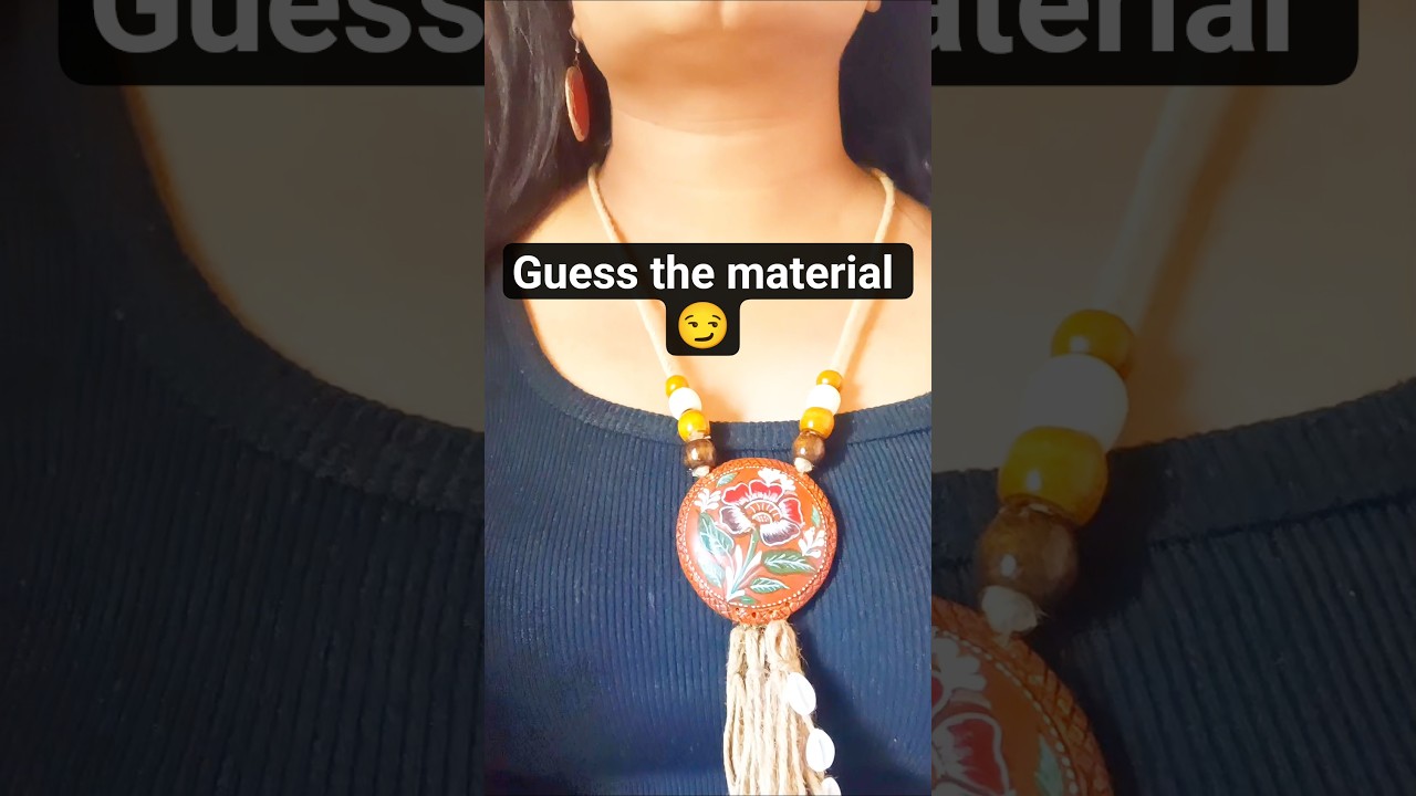 No one guesses this right 😳 | Guess the material! #shorts #clayjewelry
