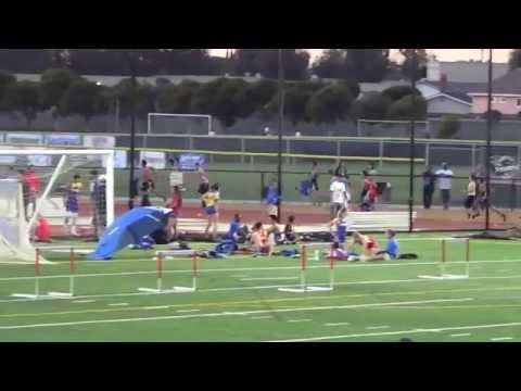 OpenB Heat 2 4x200m at Griffin Relays 3-6-15 - Los Alamitos Boys Track
