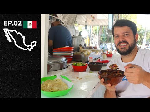 Provando COMIDA de RUA na Cidade do México - EP.02