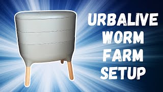 WORM FARM unboxing & setup