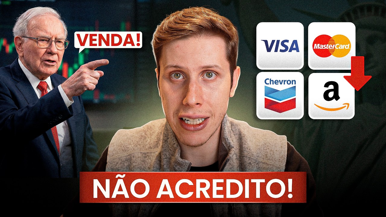 Buffett VENDE ações e AUMENTA caixa. Crise à vista? - Entenda
