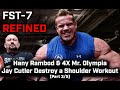 FST-7 REFINED: Hany Rambod & 4x Mr. Olympia Jay Cutler Destroy a Shoulder Workout