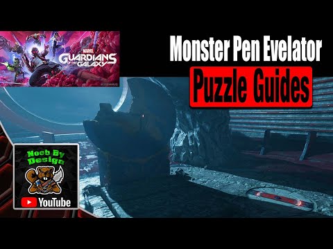 Guardians of the Galaxy -  Monster Pen Elevator Puzzle Solution - Chapter 4