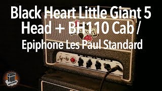 Video thumbnail for Black Heart Little Giant 5 Head + BH110 Cab - review by AmpsOnAir