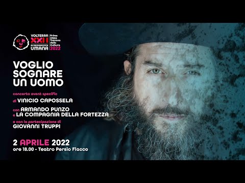 Voglio sognare un uomo: il concerto di Vinicio Capossela al teatro Persio Flacco di Volterra